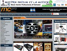 Tablet Screenshot of musiccenterpro.com